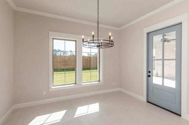 Chandelier, Empty room, Interior