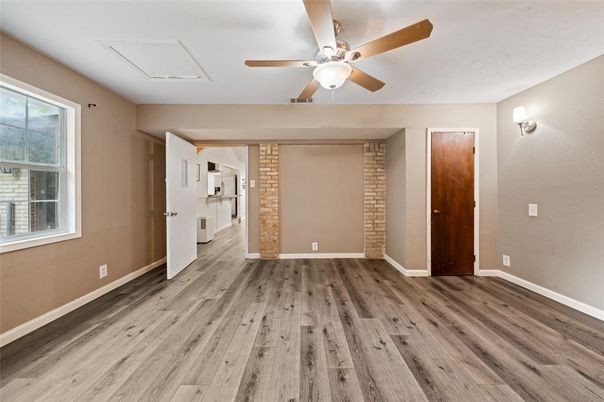 Empty room, Interior, Wood Texture Flooring