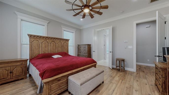 Bedroom, Interior, Wood Texture Flooring