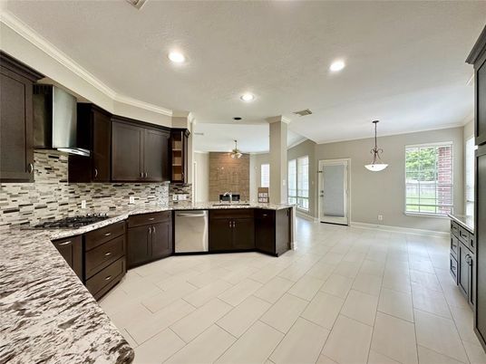 Interior, Kitchen, Pendant Lights, Recessed Lighting