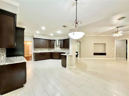 Interior, Kitchen, Pendant Lights, Recessed Lighting