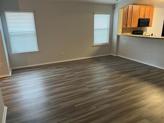 Empty room, Interior, Kitchen, Wood Texture Flooring