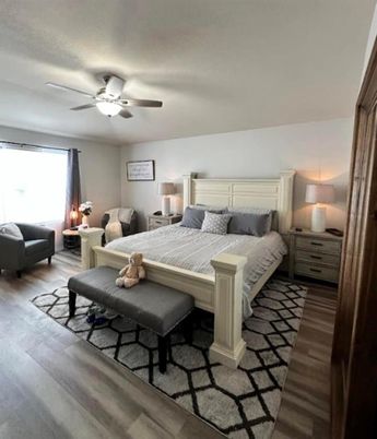 Bedroom, Interior, Wood Texture Flooring
