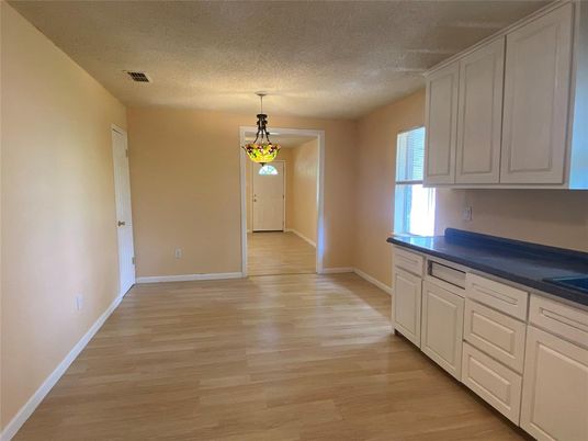 Empty room, Interior, Pendant Lights, Wood Texture Flooring