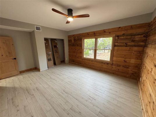 Empty room, Interior, Wood Texture Flooring, Wooden Walls