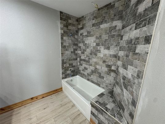 Bathroom, Interior, Wood Texture Flooring