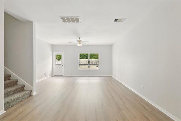 Empty room, Interior, Wood Texture Flooring