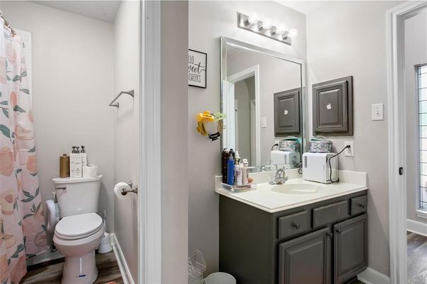 Bathroom, Interior, Wood Texture Flooring