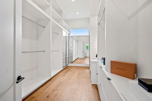 Interior, Recessed Lighting, Walk-in Closets, Wood Texture Flooring