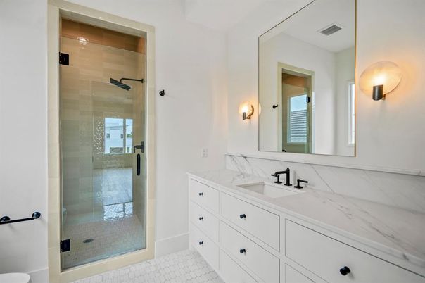 Bathroom, Glass Shower, Interior