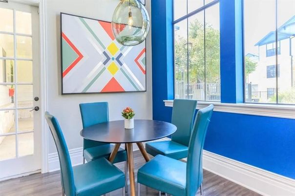Dining room, Interior, Wood Texture Flooring