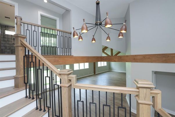 Interior, Pendant Lights, Recessed Lighting, Wood Texture Flooring