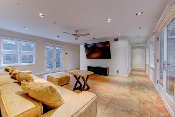 Interior, Living room, Recessed Lighting