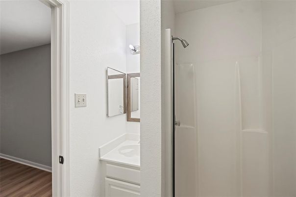Bathroom, Interior, Wood Texture Flooring
