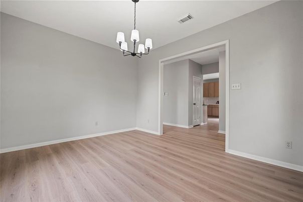 Chandelier, Empty room, Interior, Wood Texture Flooring