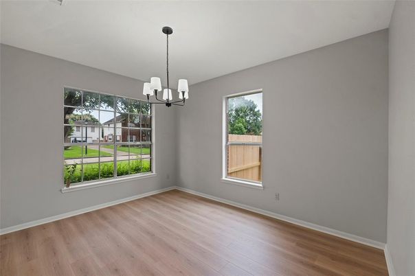 Chandelier, Empty room, Interior, Wood Texture Flooring
