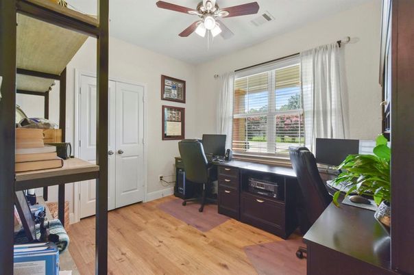 Home Office, Interior, Wood Texture Flooring