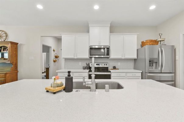 Interior, Kitchen, Recessed Lighting, Stainless Steel Appliances