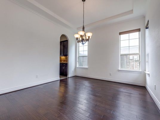 Chandelier, Empty room, Interior, Wood Texture Flooring