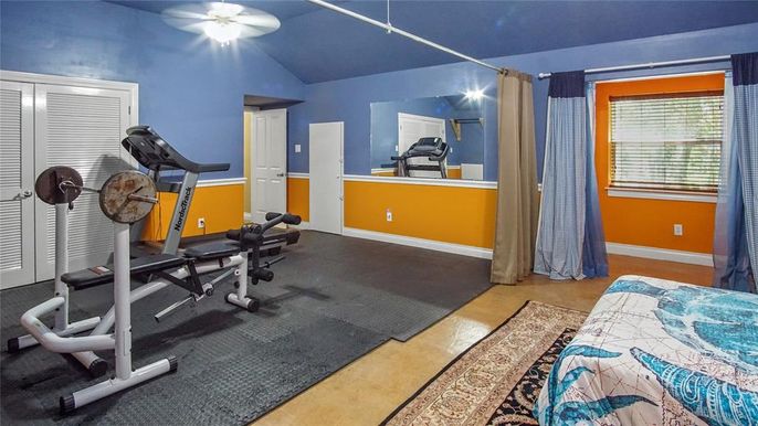 Bedroom, Fitness Equipment, Interior