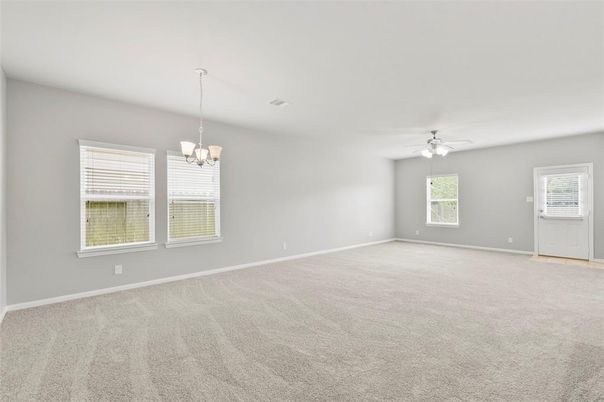 Chandelier, Empty room, Interior