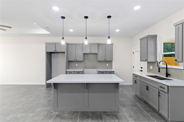 Interior, Kitchen, Pendant Lights, Recessed Lighting