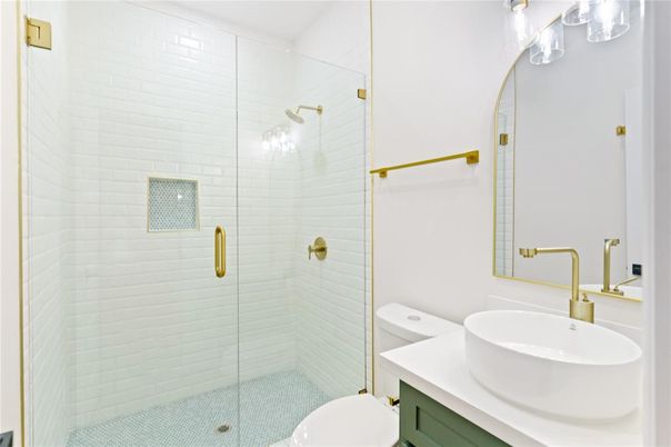 Bathroom, Glass Shower, Interior
