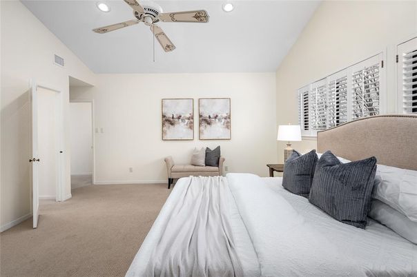 Bedroom, Interior, Recessed Lighting