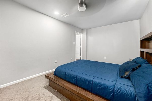 Bedroom, Interior, Recessed Lighting