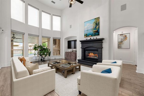 Fireplace, Interior, Living room, Wood Texture Flooring