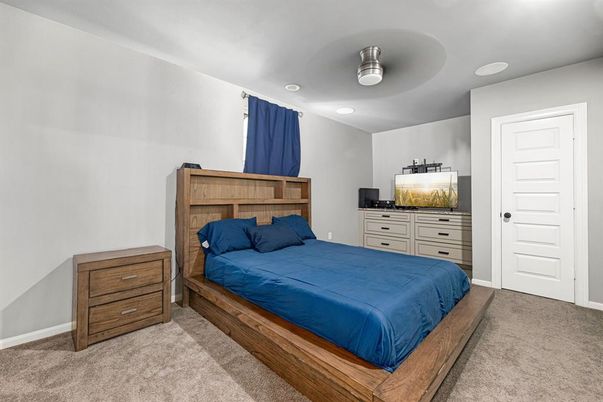 Bedroom, Interior, Recessed Lighting