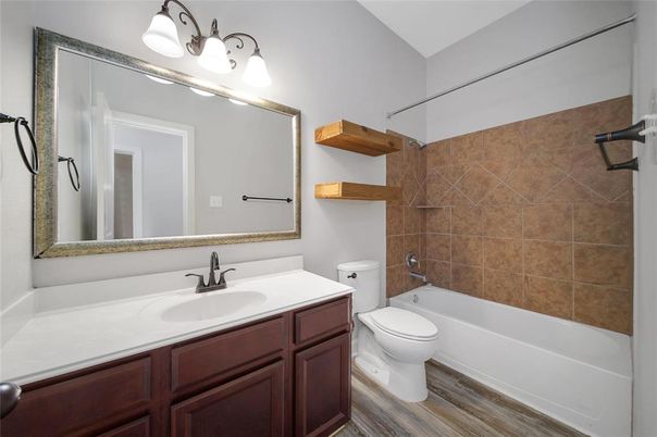 Bathroom, Interior, Wood Texture Flooring