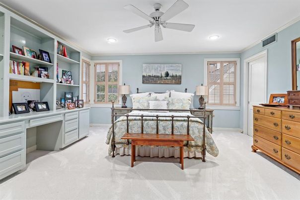 Bedroom, Home Office, Interior, Recessed Lighting