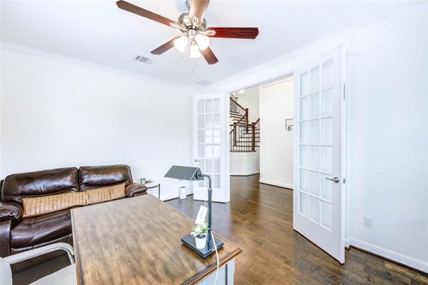 Home Office, Interior, Wood Texture Flooring