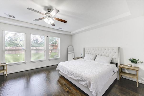 Bedroom, Interior, Wood Texture Flooring