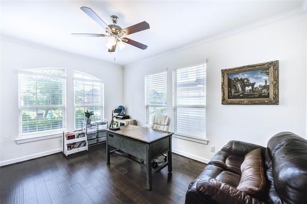 Home Office, Interior, Wood Texture Flooring