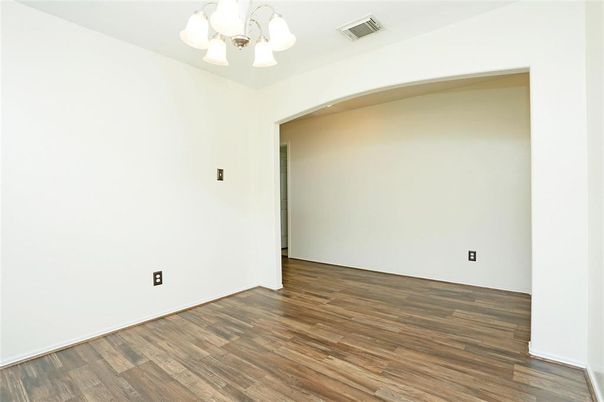 Chandelier, Empty room, Interior, Wood Texture Flooring