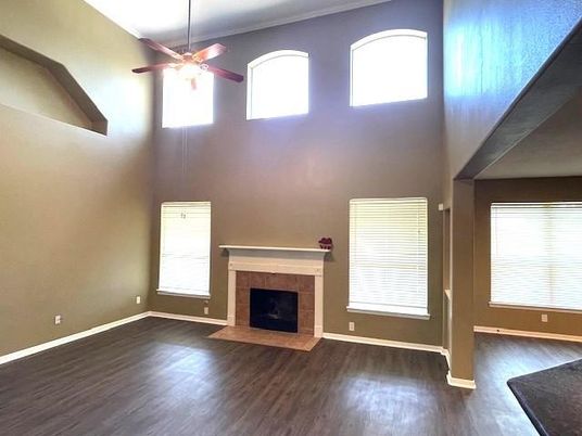 Empty room, Fireplace, Interior, Wood Texture Flooring