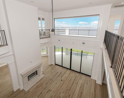Fireplace, Interior, Wood Texture Flooring