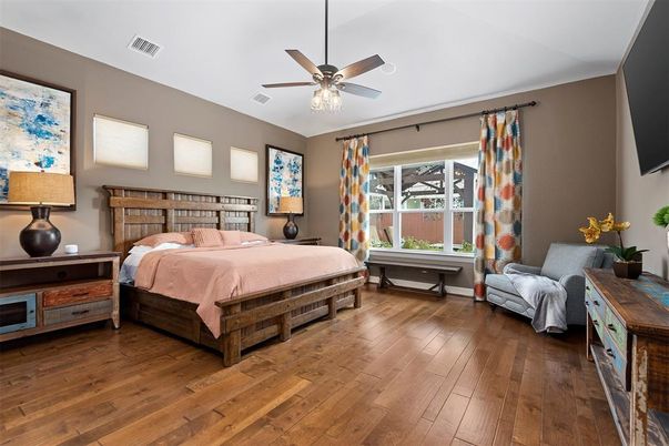 Bedroom, Interior, Wood Texture Flooring