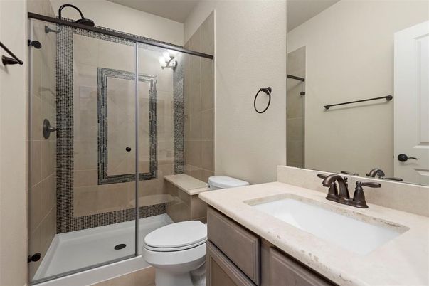 Bathroom, Glass Shower, Interior
