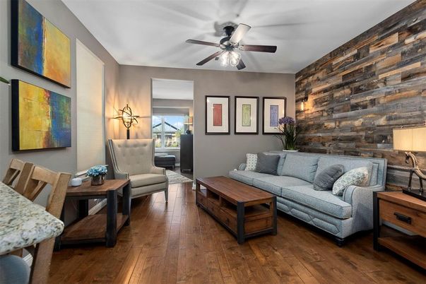 Interior, Living room, Wood Texture Flooring, Wooden Walls