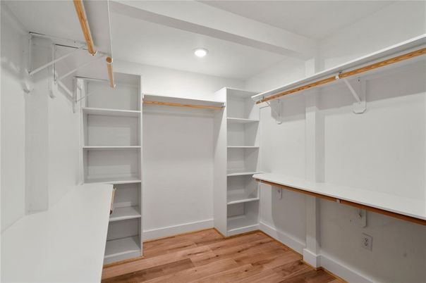 Interior, Recessed Lighting, Walk-in Closets, Wood Texture Flooring