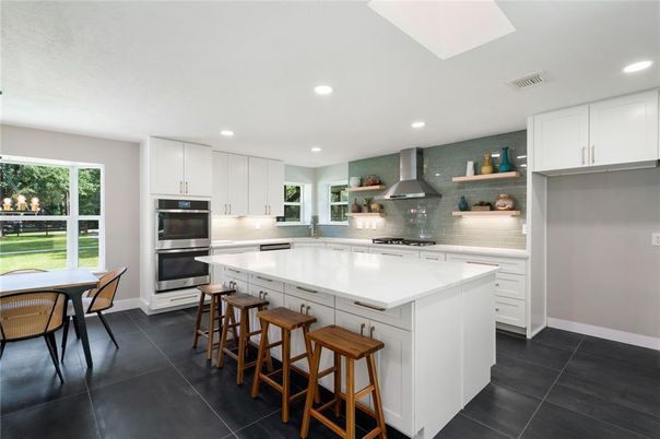 Interior, Kitchen, Recessed Lighting, Stainless Steel Appliances