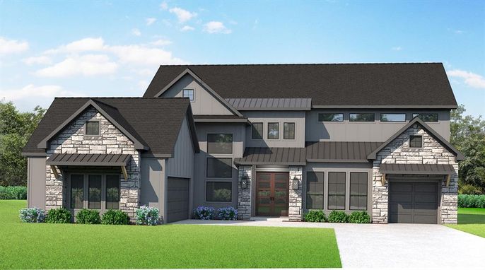 Attached, Exterior, Facade, Farmhouse