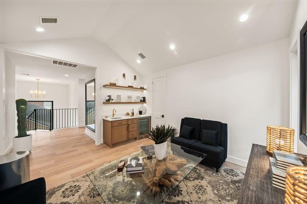 Chandelier, Interior, Recessed Lighting, Wood Texture Flooring