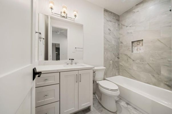 Bathroom, Interior, Marble Walls