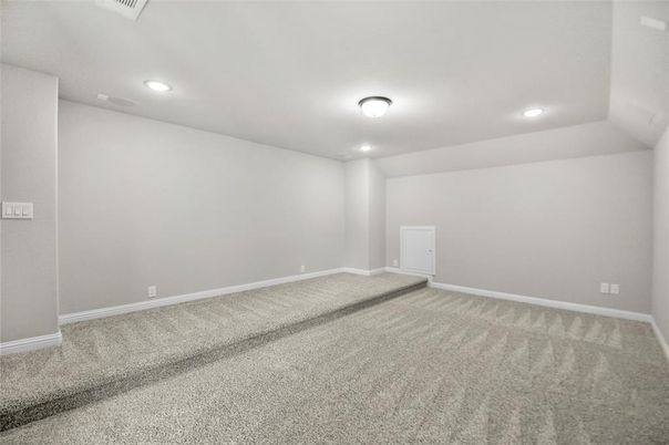 Empty room, Interior, Recessed Lighting