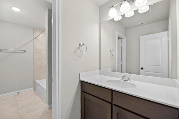Bathroom, Interior, Recessed Lighting