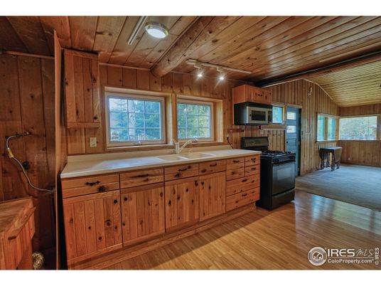 Interior, Kitchen, Wooden Ceilings, Wood Texture Flooring, Wooden Walls